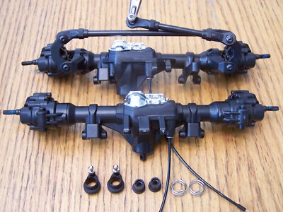 Se adapta a Traxxas TRX-4 Crawler K10 High Trail Chevy eje portal delantero trasero Ford F150 Foto 1 de 4