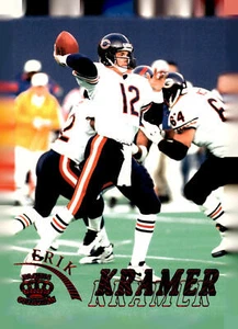 Pacific Gridiron #20 1996 Erik Kramer rojo - Imagen 1 de 2
