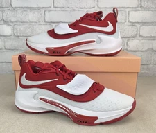 Nike Zoom Freak 3 TB Red White Basketball Shoes DM7378-600 Mens Size 13