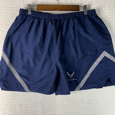 US Air Force PT Shorts Mens XXL  Blue Brief Lined Physical Training Running - Image 1 of 4