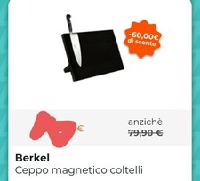 marchio Berkel Ceppo Magnetico Coltelli