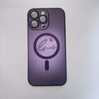 Mzelq Magnetic Purple Love Spellout Case For Iphone 14 Pro Max New