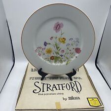 Mikasa Stratford Summer Melody Chop Plate Spring Floral Original Box Vintage 12”