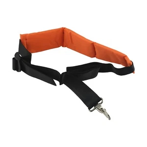 Correa de hombro longitud ajustable negra y naranja transpirable cómoda - Imagen 1 de 12