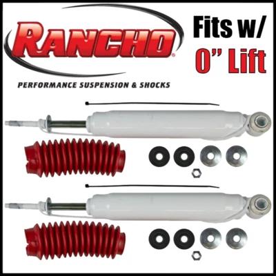 Par de amortiguadores traseros Rancho RS5000X aptos para Toyota FJ Cruiser 2007-14 con elevación de 0" Foto 1 de 3