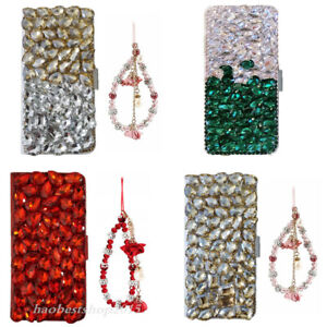 For Apple iPhone 14/15/14+/14 Pro Max Flip Bling Wallet Case phone Leather Cover