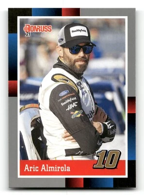 2021 Panini Donruss NASCAR -Silver - Retro 1988 #134 Aric Almirola - Image 1 of 2