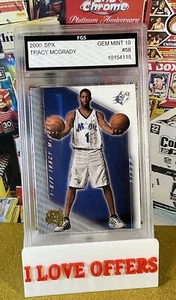 2000 01 UD SPX TRACY MCGRADY #58 GEM MINT FGS 10 GRADED C STORE NAME MORE READ - Picture 1 of 4