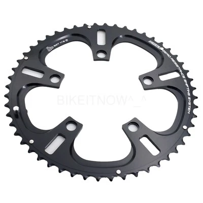 DRIVELINE Road Bike Chainring 52T 7075/T6 BCD 110MM Black,for 52/36T,11 Speed - Image 1 of 4
