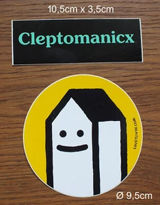 2 Aufkleber Sticker Lousy Livin Cleptomanicx Skateboard Surf BMX - Bild 1 von 1