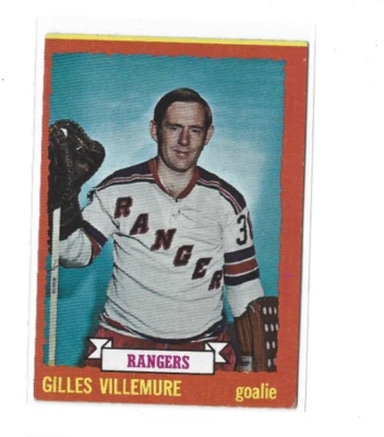 1973-74 Topps #153 Gilles Villemure DP NMMT - Image 1 of 2