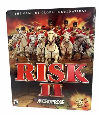 Vintage Risk II Global Domination PC Risk 2 Risk ll Big Box New Sealed NOS - Image 1 of 4