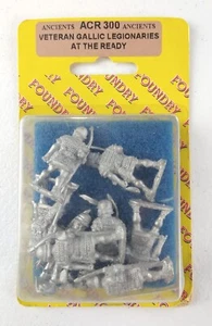 Foundry Miniatures Ancients Veteran Gallic Legionaries At The Ready ACR 300 RPG - Picture 1 of 4