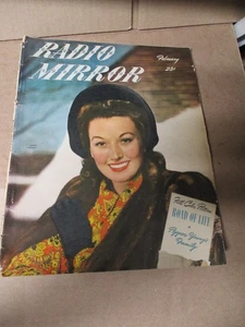 RADIO MIRROR Magazine February 1947 Cover: Ginny Simms Many Ads B277   PB - Picture 1 of 5