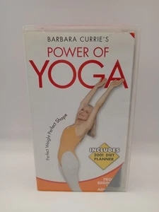 Barbara Currie's Power Of Yoga VHS Video Cassette Tape Retro Health Hobbies VGC - Picture 1 of 3