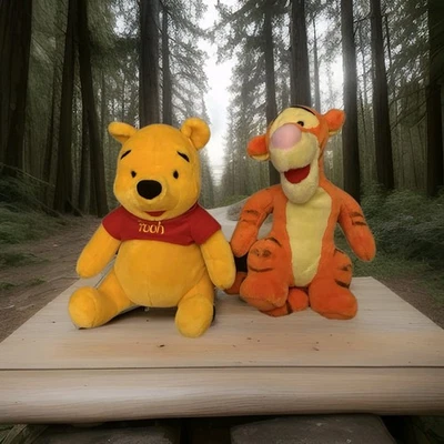 (2) Winnie the Pooh 20” Tigger 22” Plush Stuffed Animal Large Disney Mattel VTG - Image 1 of 4