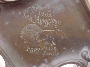 1901 Pan American Exposition Buffalo Tray Tip Tray / Pin Tray ? Ash Tray ? - Picture 1 of 1