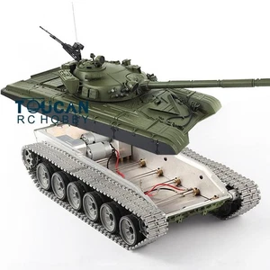 Henglong 1/16 T72 Panzer 3939 Metallfahrgestell Kettenrad 360° Turm BB Infrarot - Picture 1 of 2