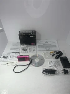 Digital Camera PINK Sanyo VPC-X1250 12.1 MP 3X Optical Zoom -Box & Software - Picture 1 of 13