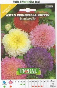 ASTRO PRINCIPESSA DOPPIO MISCUGLIO -CESPUGLI ALTI E MAZZI-FLORAL - BUSTA SEMENTI - Imagen 1 de 1