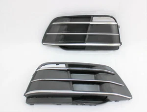 replacement 2018 - 2020 SQ5 Sline Q5 front bumper side grille bezel insert 2 pc  - Picture 1 of 10