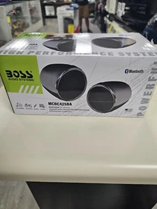 Boss Audio Systems MCBC425BA 3" Bluetooth Weather Proof Speaker & Amplifier - Picture 1 of 5
