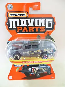 MATCHBOX MOVING PARTS '2019 FORD RANGER PICK-UP'. GREY CAMMO. MIB/BOXED/CARDED - Picture 1 of 5