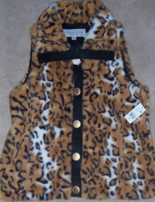 Nuevo chaleco para mujer Marc New York imitación piel estampado guepardo talla M totalmente forrado Foto 1 de 4