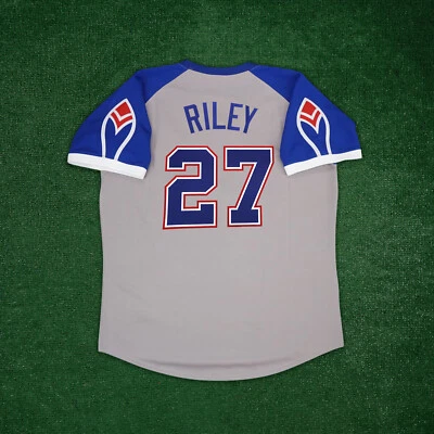 Camiseta deportiva para hombre Austin Riley 1978 Atlanta Braves Cooperstown gris carretera retro Foto 1 de 4
