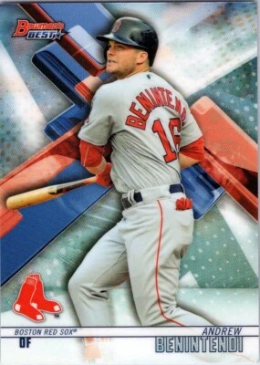 2018 Bowman's Best Refractors #22 Andrew Benintendi Boston Red Sox - Image 1 of 2
