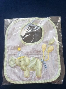 NWT Mud Pie Birthday Elephant Baby Boy Bib - Picture 1 of 4