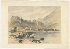 Antique Print of Monaco by Harding (1836) - Picture 1 of 1