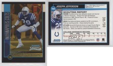 2002 Bowman Chrome Gold Refractor /50 Joe Jefferson Joseph #183 Rookie RC