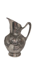 Antique art nouveau silverplate Water jugs WMF brand details. - Picture 1 of 10