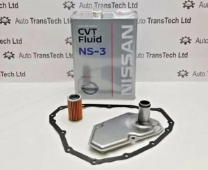 FOR NISSAN JUKE/QASHQAI/NOTE CVT JF015E AUTO GEARBOX FILTER GASKET OIL NS3 5L - Picture 1 of 16