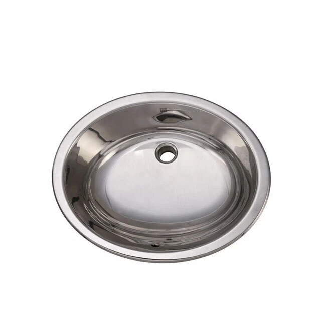 2 DecoLav 1300-P Taji 17" " " Self Rimming Stainless Steel Bathroom Sinks