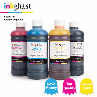 Inkghost 500ml Ink fits Epson 3640 7610 7620 3620 252 252XL 254XL cartridges  - Image 1 of 4
