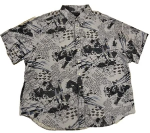 Roundtree & Yorke Airplane Nautical Shirt Mens 4XL Hawaiian Button Down - Picture 1 of 11