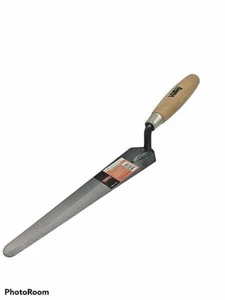 10-1/4 Masonry Trowel 10 1/4" x 2" Hardwood Handle - Picture 1 of 8