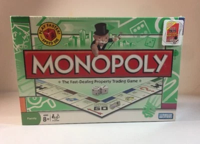 NEW Monopoly The Fast-Dealing Property Trading Game Hasbro Parker Brothers 2008 - Image 1 of 3