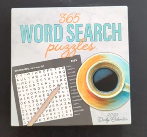 2025 365 Word Search PUZZLE Daily Calendar New and Unused - Picture 1 of 6