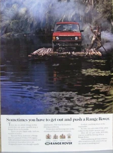 1992 Range Rover Ad; "Sometimes you have to..." - Picture 1 of 1