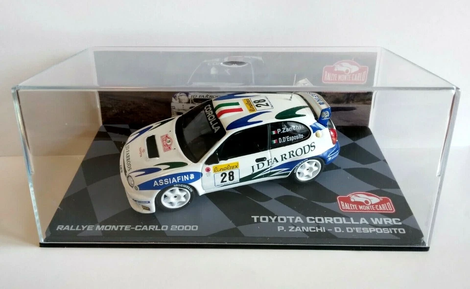 D) Die Cast Toyota Corolla WRC RMC 2000 P. Zanchi escala 1/43 Foto 1 de 1