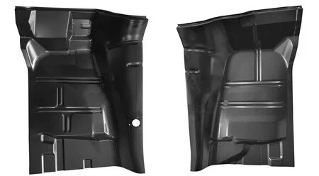 1973-77 Chevelle Regal Cutlass Front Floor Pan Patch Set Foto 1 de 4