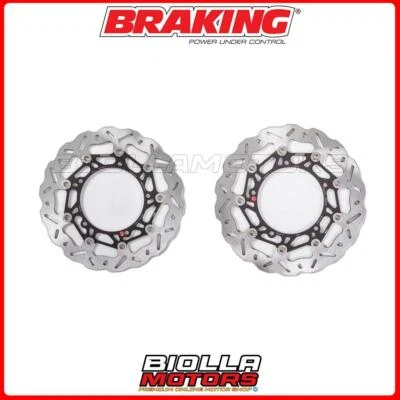 KIT DISCHI FRENO ANTERIORE BRAKING YAMAHA FZ6 Fazer 600 2005 - [WAVE FLOTTANTE]  Foto 1 de 4