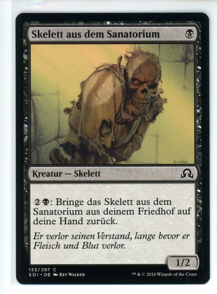 SANITARIUM SKELETON Shadows Over Innistrad GERMAN #133 SOI(LP)(MTG) - Image 1 of 1