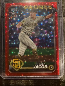 Actualización Topps 2024 #US66 Alek Jacob RC **LÁMINA ROJA/199** Padres - Imagen 1 de 2
