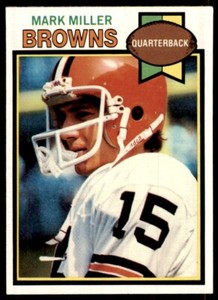 1979 Topps Mark Miller Rookie Cleveland Browns #53