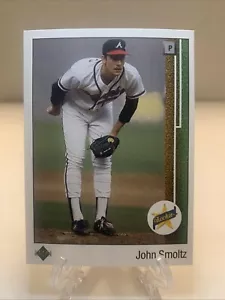 1989 Upper Deck John Smoltz Rookie Card #17 Braves HOF - Picture 1 of 2