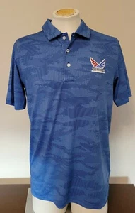 Puma Volition America Poloshirt Herren Small UVP $ 75 Dry Cell blau USA neu - Bild 1 von 8